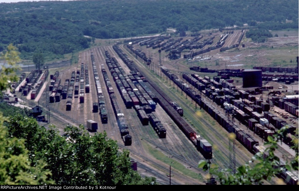 CB&Q yards St Paul MN 1969